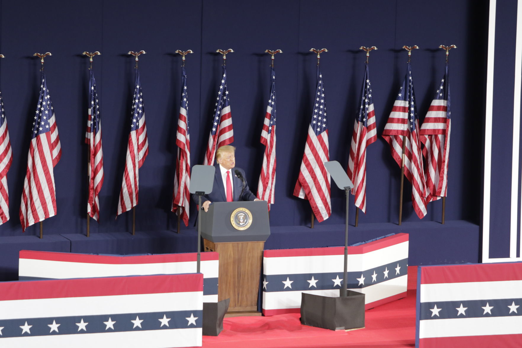 Trump talks